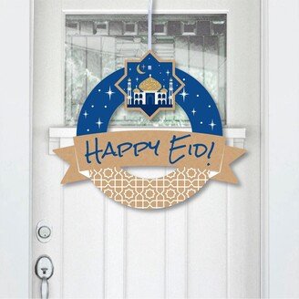 Big Dot Of Happiness Ramadan - Outdoor Eid Mubarak Party Decor - Front Door Wreath