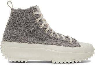 Purple Sherpa Run Star Hike Sneakers