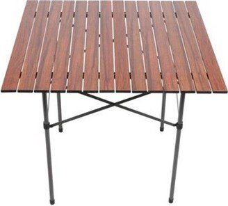 Perdix Chio LLC Square Folding Aluminum Roll-Top Camp Table