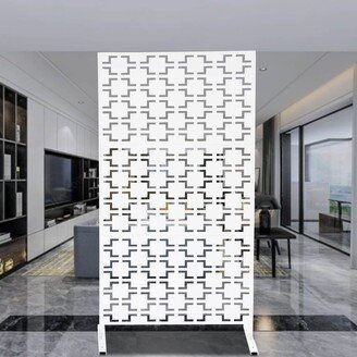 Free Standing Privacy Screen Outdoor Decorative Screen Fence