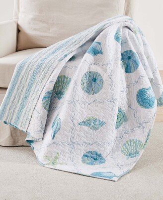 Home Marine Dreams Reversible Quilted Throw, 50