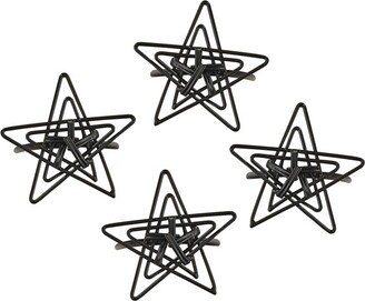 Park Designs Wire Star Napkin Ring Set of 4