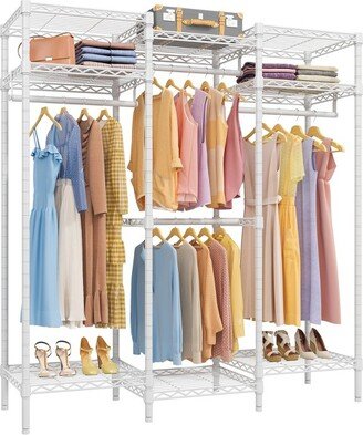 VIPEK V5i Garment Rack Bedroom Armoires Freestanding Closet Organizer Portable Wardrobe Closet, Medium Size, White