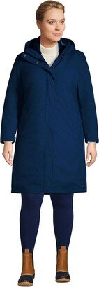 Plus Size Insulated 3 in 1 Primaloft Parka - Deep sea navy/evening blue