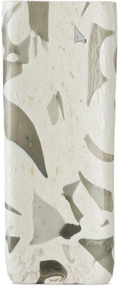 Grey Nougat Bucket Vase