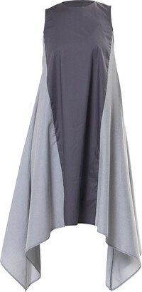 Metamorphoza A-Line Sleeveless Dress In Grey