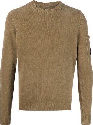 Lens-Detailed Cotton Jumper