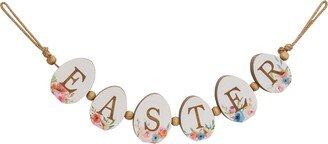 Col House Designs Easter Egg Floral Wood Standing Sign