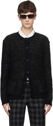 Black Crewneck Cardigan