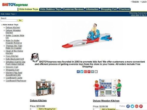 Big Toy Express Promo Codes & Coupons