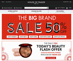 House of Fraser Promo Codes & Coupons