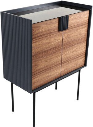 Aurelle Home Italian Modern Bar Cabinet