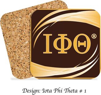 Iota Phi Theta Beverage Coasters Square | Set Of 4