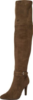 Women's Clea Army/Suedette Size 6.5 Over-The-Knee Boot