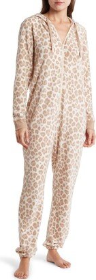 NORDSTROM RACK Microfleece One-Piece Hooded Pajamas