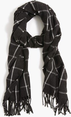 Men's Windowpane Plaid Scarf