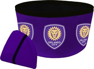 All Star Dogs Orlando City Sc Collapsible Travel Dog Bowl