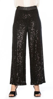 Illy Wide Leg Sequin Pants