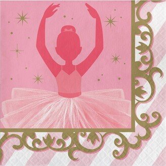 Creative Converting 48ct Ballet Napkins Pink