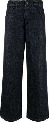 High-Waisted Wide-Leg Jeans-BF