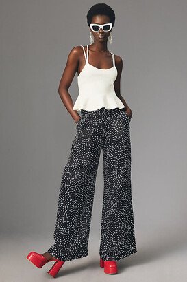 The Avery Pleated Wide-Leg Trousers by Printed Edition Pants