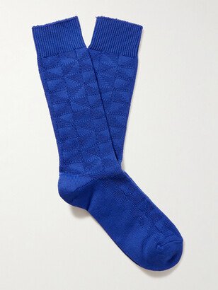 Stretch Cotton-Blend Socks