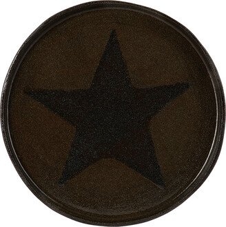 Harlie Brown Studio SSENSE Exclusive Black Glitter Star Plate