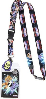 Seven Times Six He-Man Master of The Universe ID Lanyard Badge Holder With Rubber Skeletor Charm Multicoloured