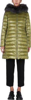 Isera Quilted Hooded Down Jacket