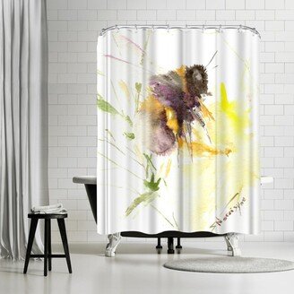 71 x 74 Shower Curtain, Bee 1 by Suren Nersisyan