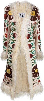 Suzani floral coat