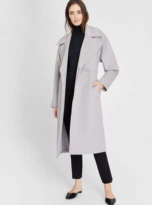 Tie Waist Wrap Coat