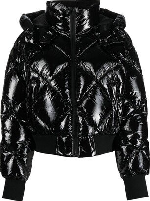 Bankhead glossy-finish padded jacket