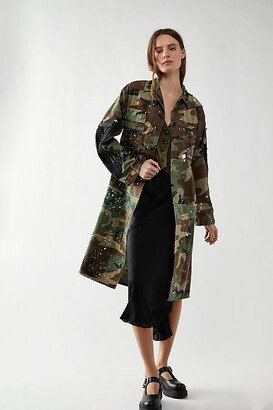 At Ease Camo Trench by at Free People