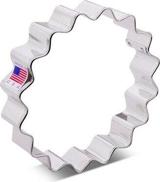 Fast Shipping 4 Fluted Circle Cookie Cutter, Scalloped Plaque, Plaque