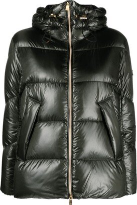 Padded Hooded Puffer Jacket-AA