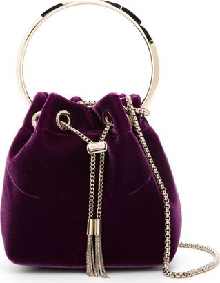 Bon Bon velvet bucket bag-AA