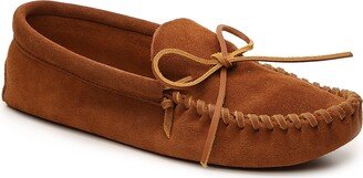 Leather Laced Softsole Slipper