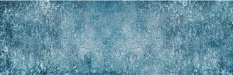 Runner FlorArt Rough Country Low Profile Machine Washable Kitchen Mat Blue