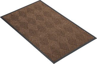 Notrax 3'x4' Solid Diamond Doormat Brown - HomeTrax