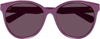 Oval Frame Sunglasses-AA