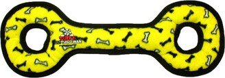 Tuffy Ultimate Tug-o-War Yellow Bone, Dog Toy