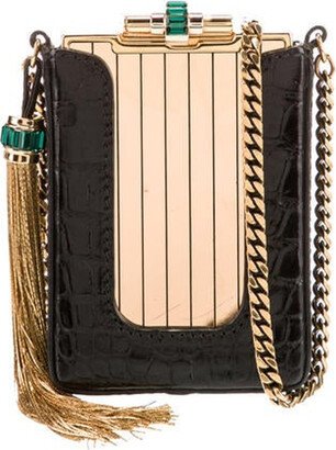 Crocodile Garçon Tassel Evening Clutch