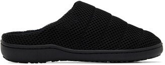 SSENSE Exclusive Black Quilted Slippers