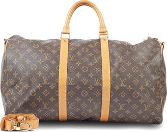 Monogram Canvas Keepall Bandouliere (Authentic Pre-Owned)-AA