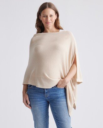 Lightweight Cotton Cashmere Nursing Shawl