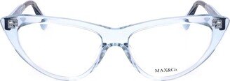 Max&co. Irregular Frame Glasses-AA