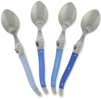 Laguiole Shades of Blue Coffee Spoons, Set of 4