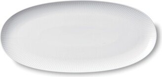 Fluted Long Oval Dish-AA