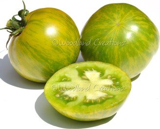 Green Zebra Tomato Seeds - Ripe Tomatoes Heirloom Striped